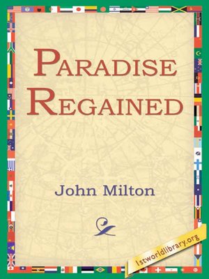 cover image of Paradise Regained